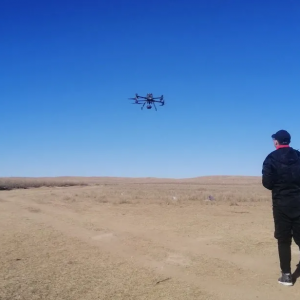 科學防疫高效巡查 內蒙古用無人機防治鼠疫