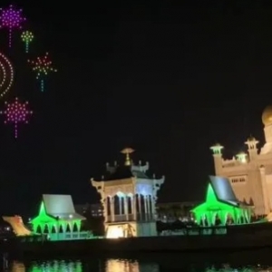 中國無人機閃耀文萊